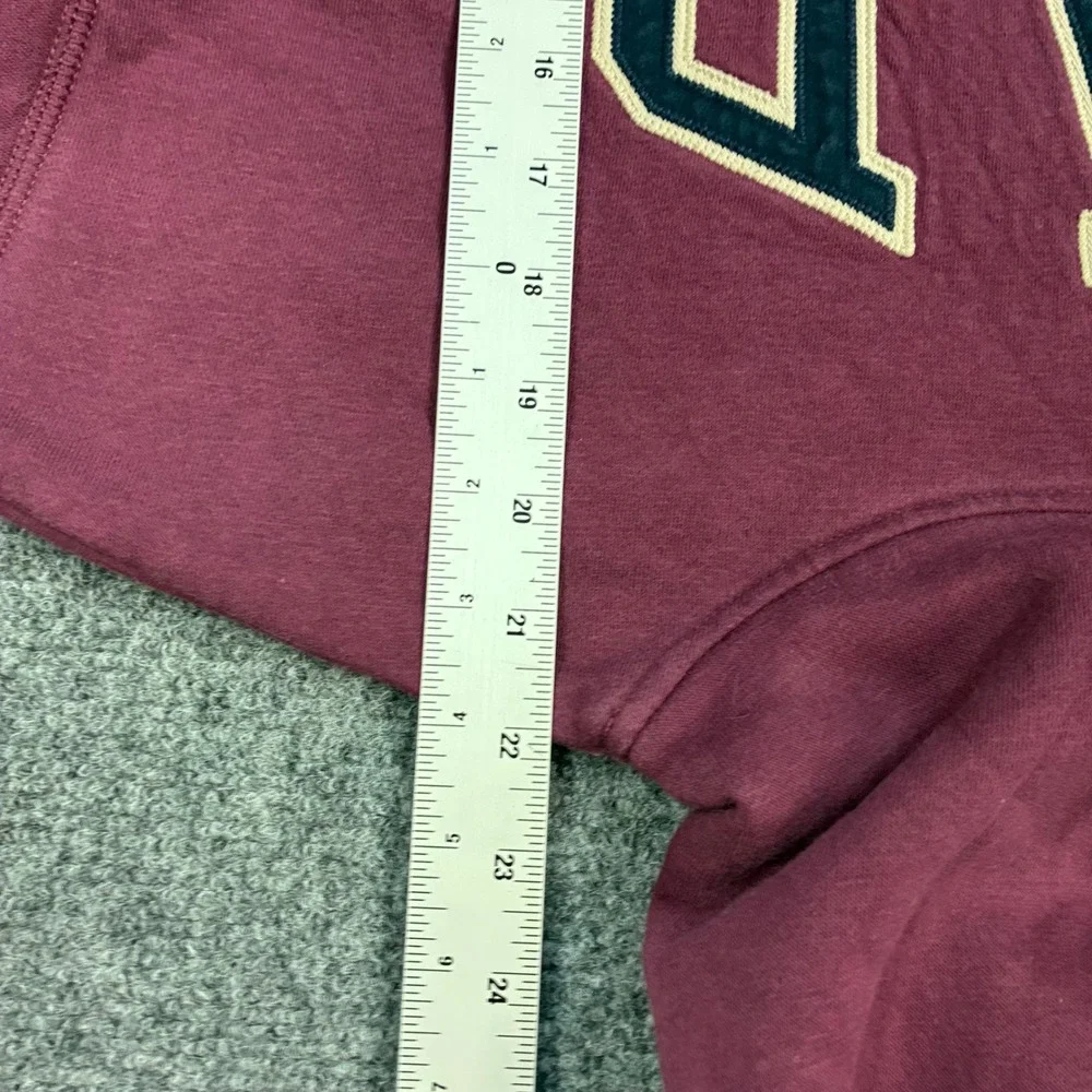 Gap Kids Burgundy Maroon Arch Logo Fleece Pullover Hoodie XXL 14-16 Husky